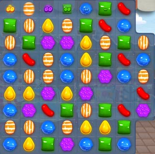 Tudo sobre candy crush - Doces verde, azul, amarelo e roxo Nível 1000