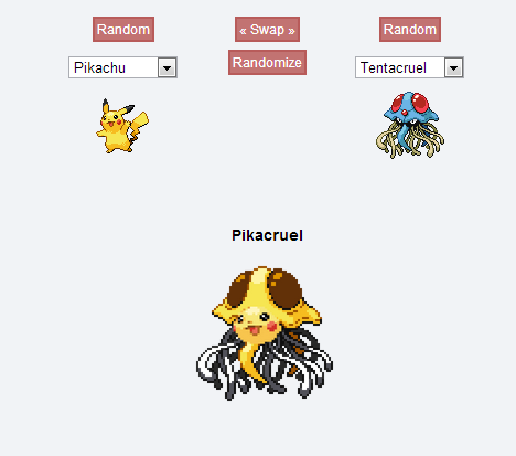 Alguns nomes de fusões engraçados com o Pikachu