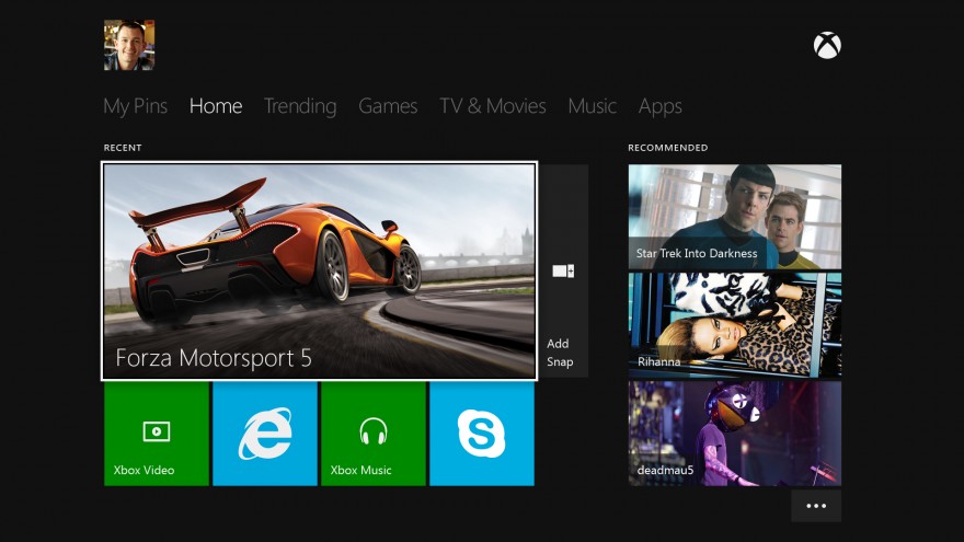 Xbox-One-Dashboard-Home-User-Interface