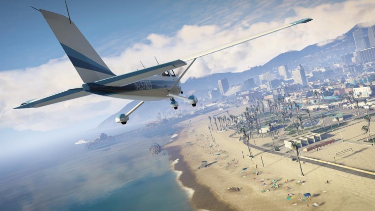 Grand-Theft-Auto-V-plane-beach