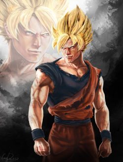 Artista Reimagina Personagens De Dragon Ball Z Em Incr Veis Artes