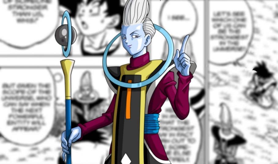 Prévia do capítulo 71 de Dragon Ball Super mostra Whis revelando uma