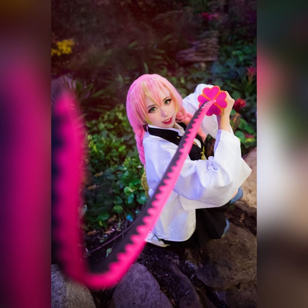 F De Demon Slayer Fez Um Cosplay Apaixonante Da Mitsuri Kanroji