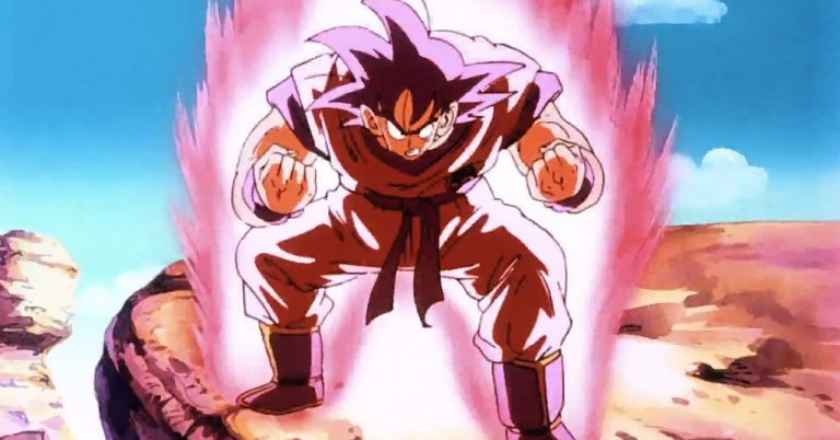 Fã de Dragon Ball fez uma arte incrível do Goku utilizando o Kaioken