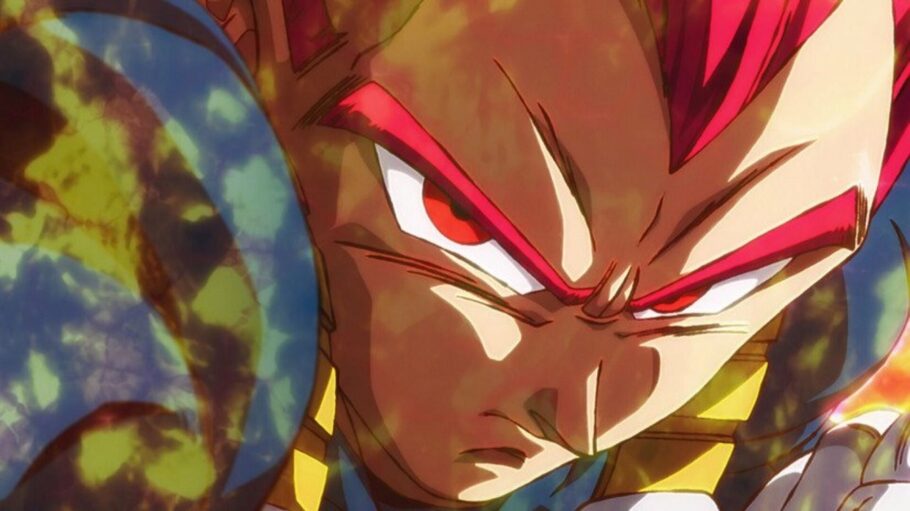 Fã de Dragon Ball reimaginou a forma de Super Saiyajin Deus de Vegeta