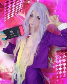 Brasileira Viraliza Um Lindo Cosplay Da Shiro De No Game No Life