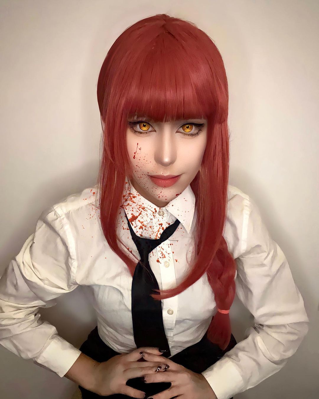 Brasileira Mapou Fez Um Lindo Cosplay Da Makima De Chainsaw Man