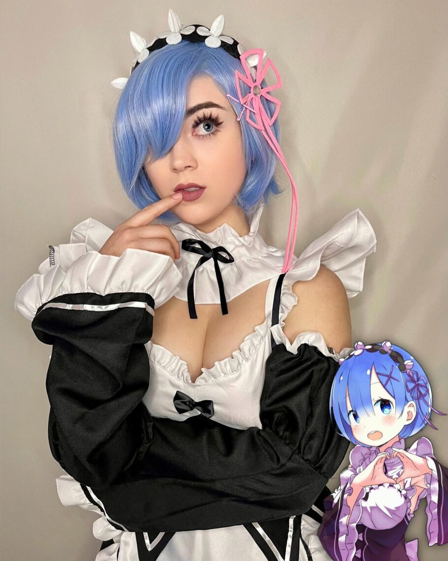 Este cosplay impressionante da Rem de Re Zero vai deixar você