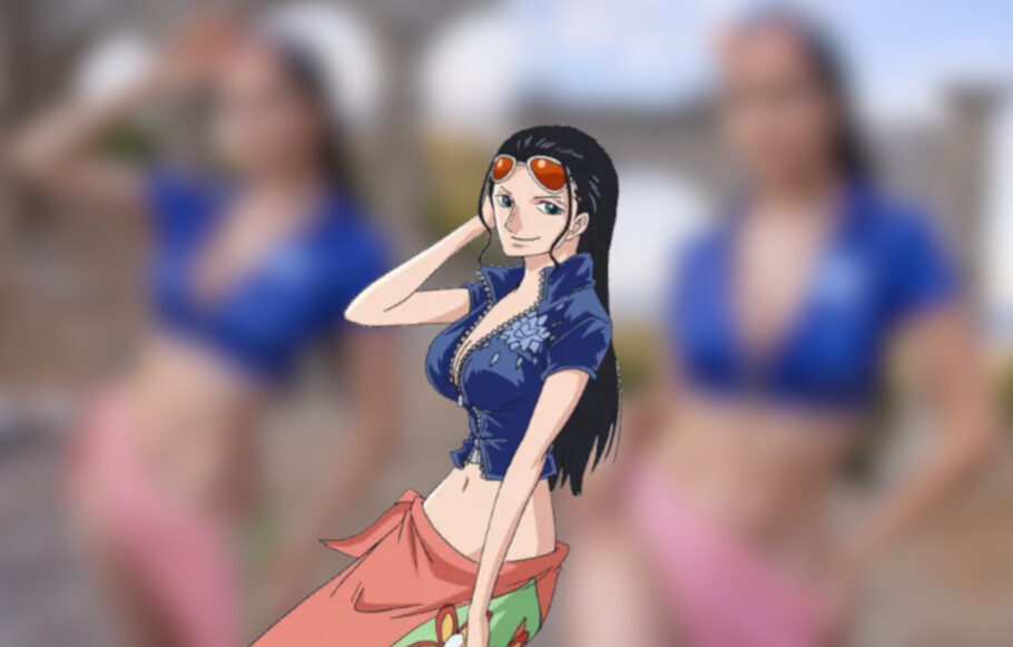 Modelo Tniwe Fez Um Cosplay Impec Vel De Nico Robin De One Piece