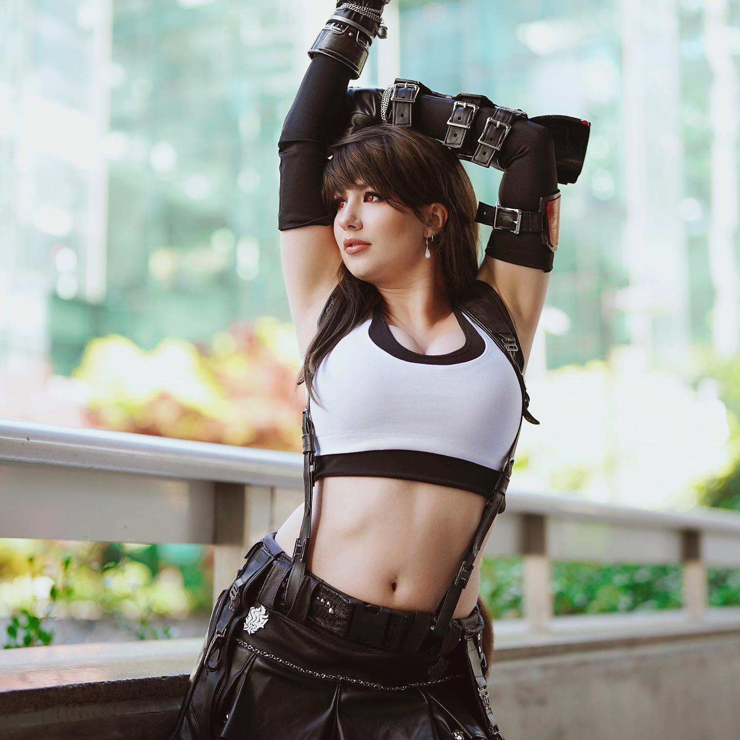 Modelo Maruwins Fez Um Sedutor Cosplay Da Tifa Lockhart De Final