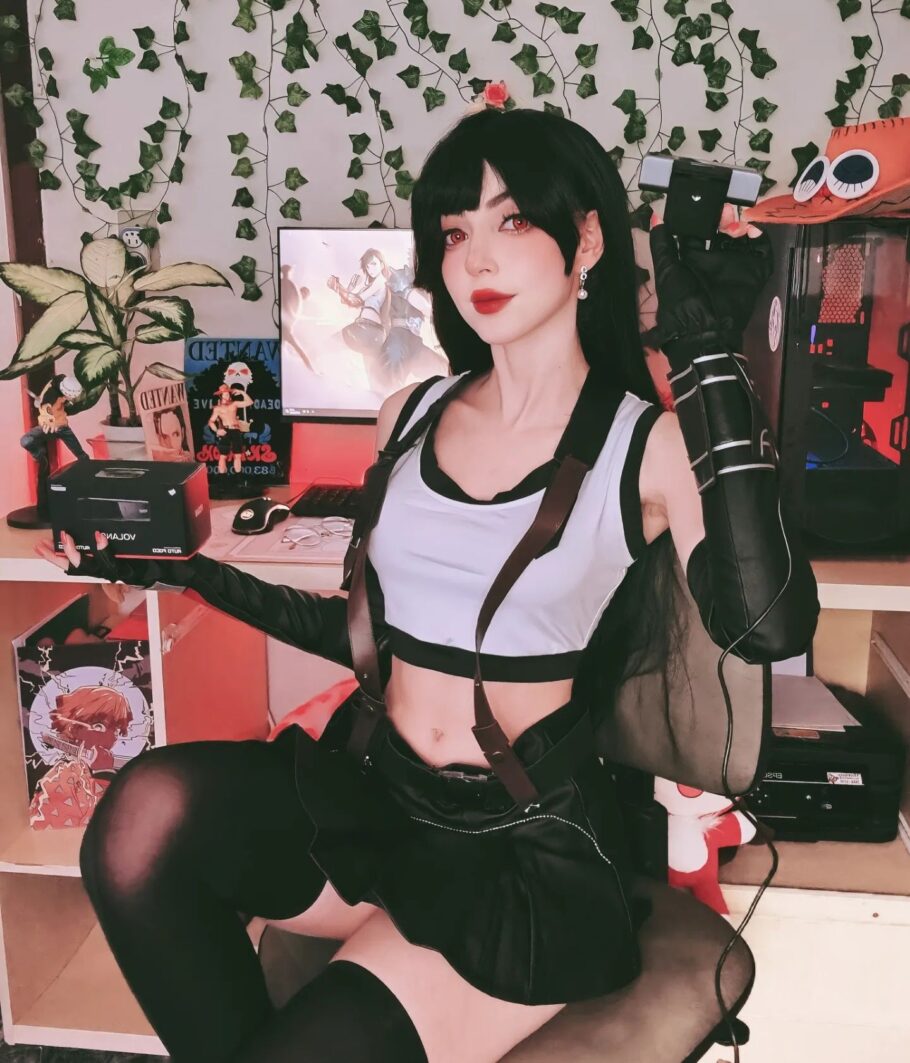 Brasileira Alice Dias C Cria Um Impressionante Cosplay Da Tifa Lockhart