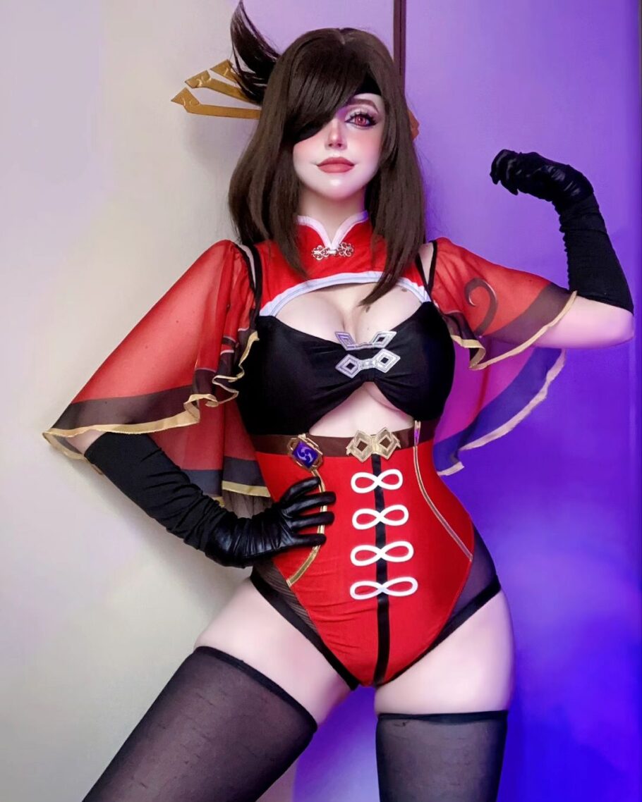 Brasileira Alexy Sky Fez Um Apaixonante Cosplay Da Beidou De Genshin