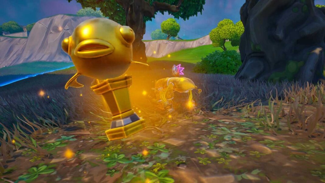 Fortnite Como encontrar o Peixinho Dourado Mítico Critical Hits