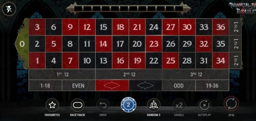 Immortal Romance Roulette