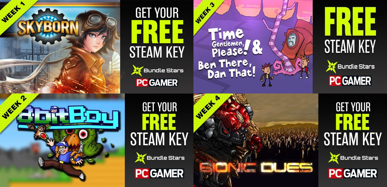 PC Gamer oferece 5 jogos grátis comemorando fim da campanha - Critical Hits