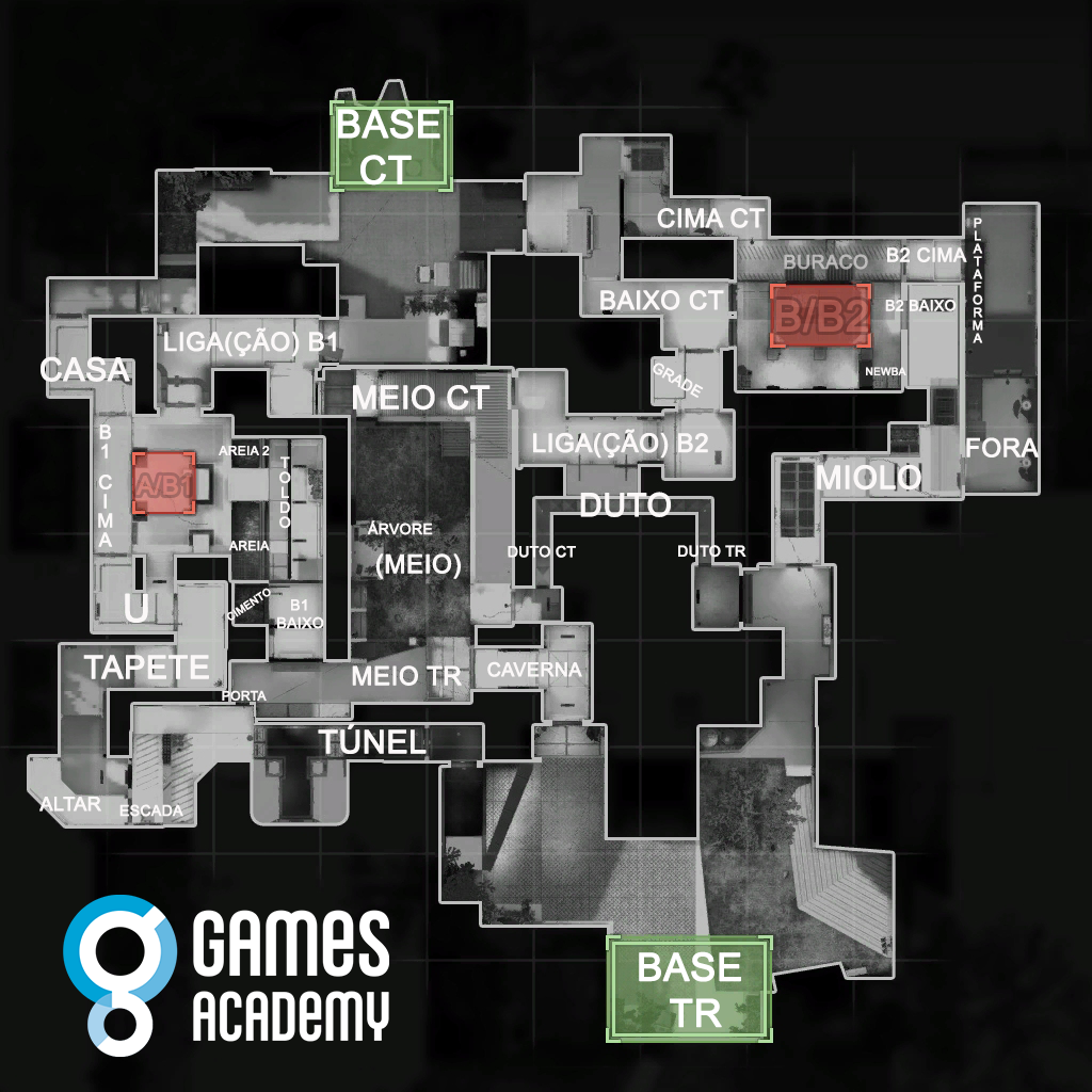 Saiba o nome das posições dos principais mapas de Counter Strike ...
