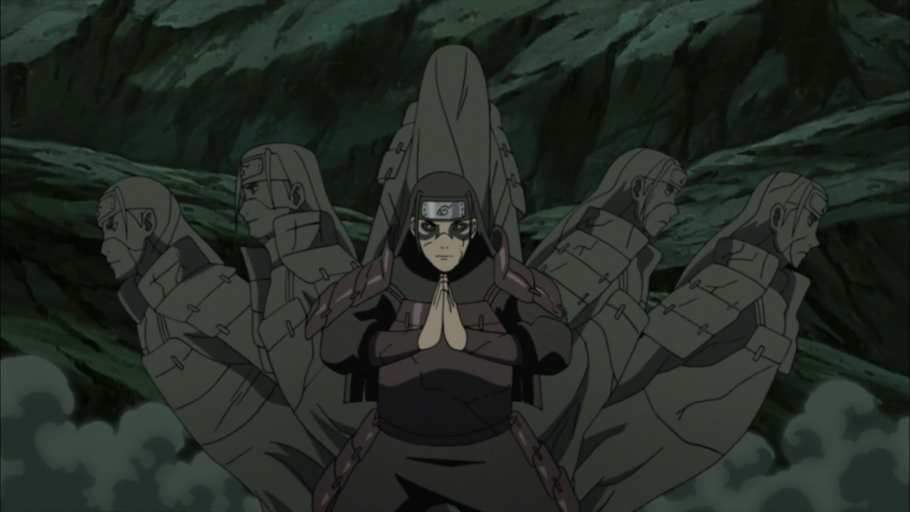 Os 4 Hokages chegam ao campo de batalha da guerra ninja. Episódios 372/373  