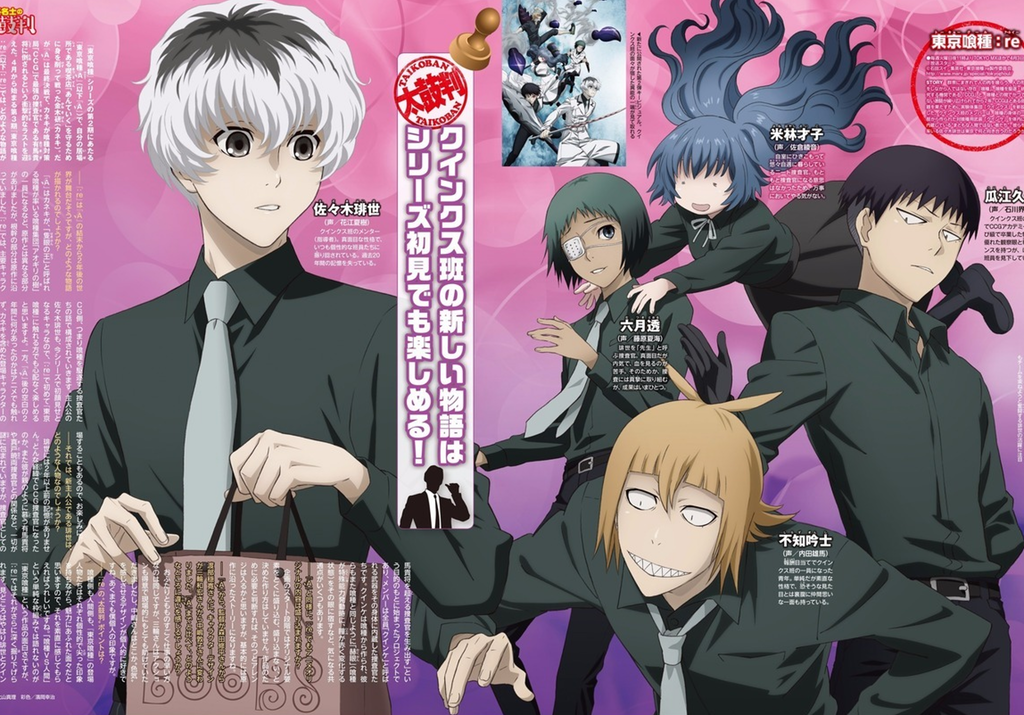 DUBLADORES DE TOKYO GHOUL