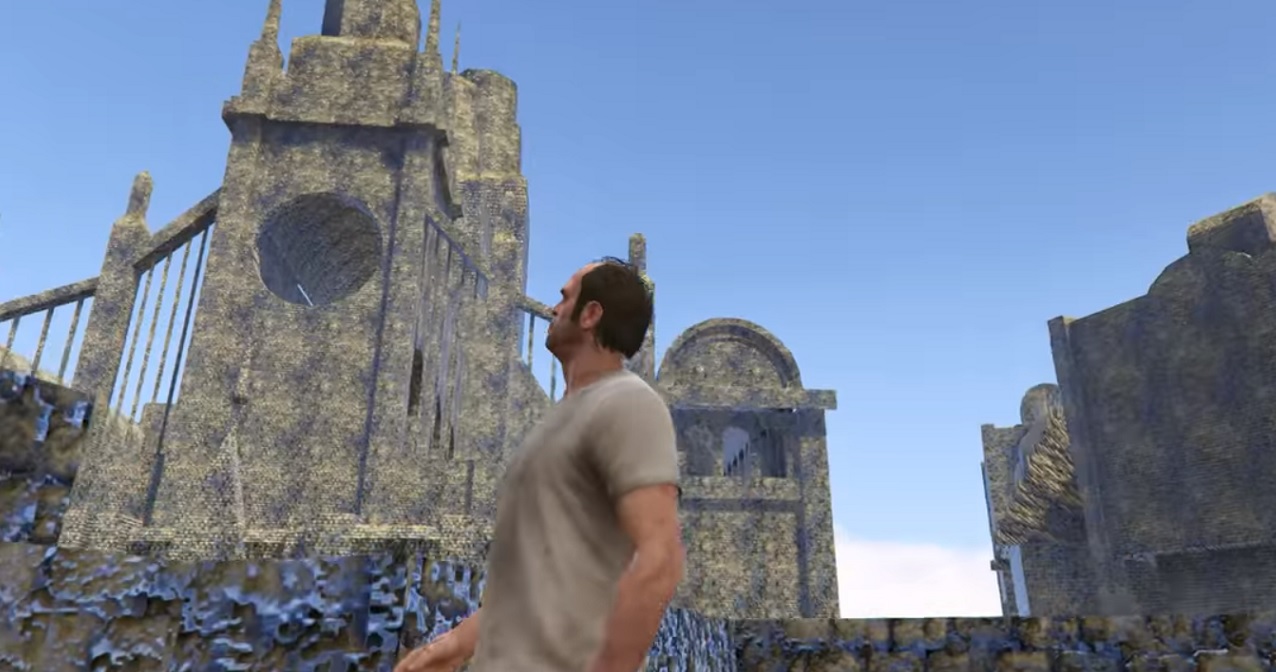 Modder usa GTA V para explorar um mapa de Bloodborne escondido em Dark Souls Remastered