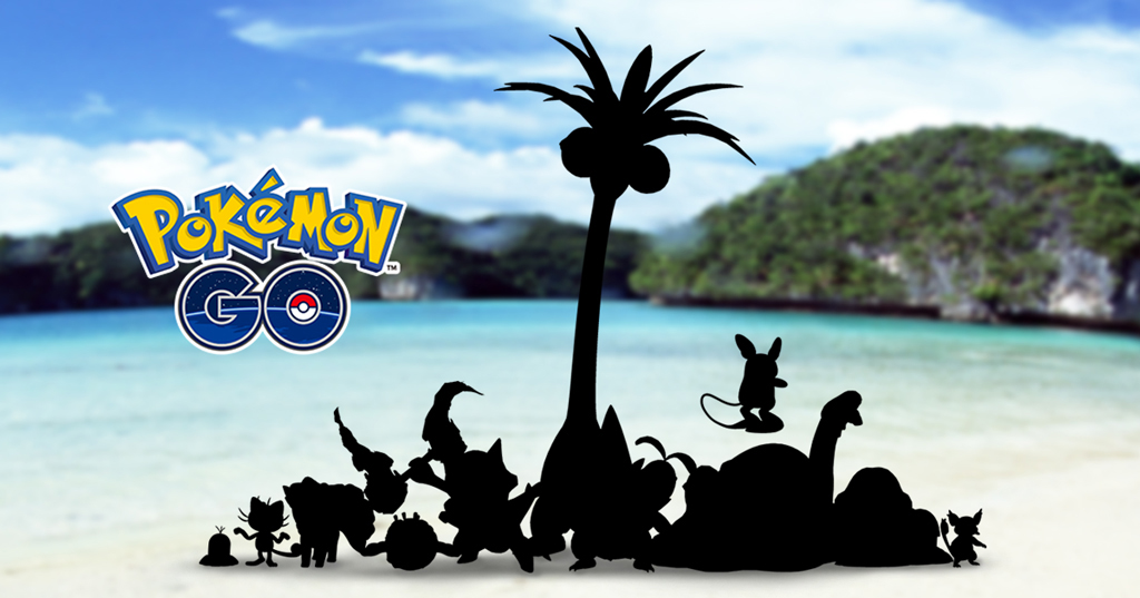 Pokémon Go receberá versões de Alola dos monstrinhos da região Kanto