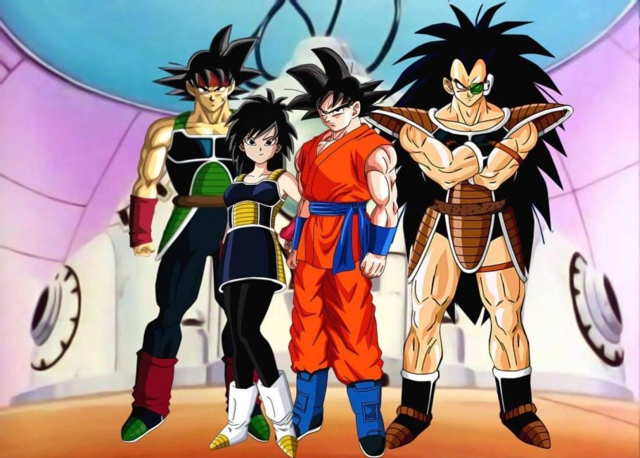 Goku conhece seu irmão mais velho RADITZ. #goku #dragonballz