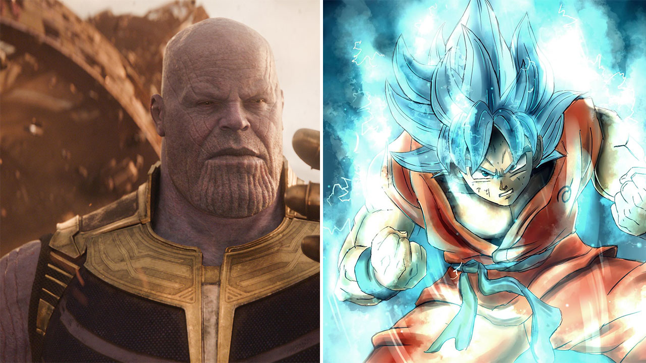 Fãs de Dragon Ball Super comparam Goku com o Thanos do filme Vingadores Guerra Infinita
