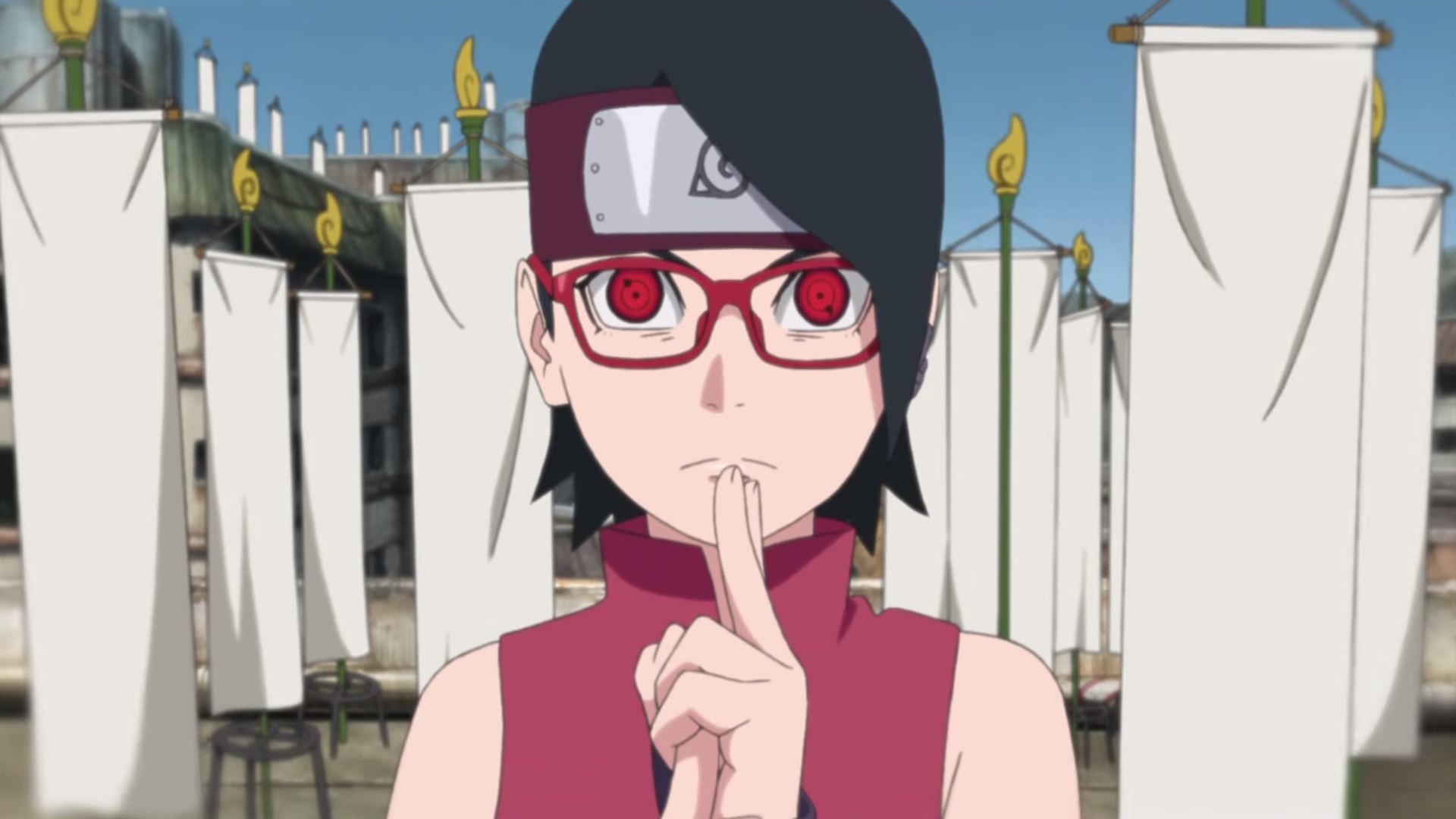 BORUTO SHIPPUDEN  SARADA UCHIHA NOVOS PODERES! 