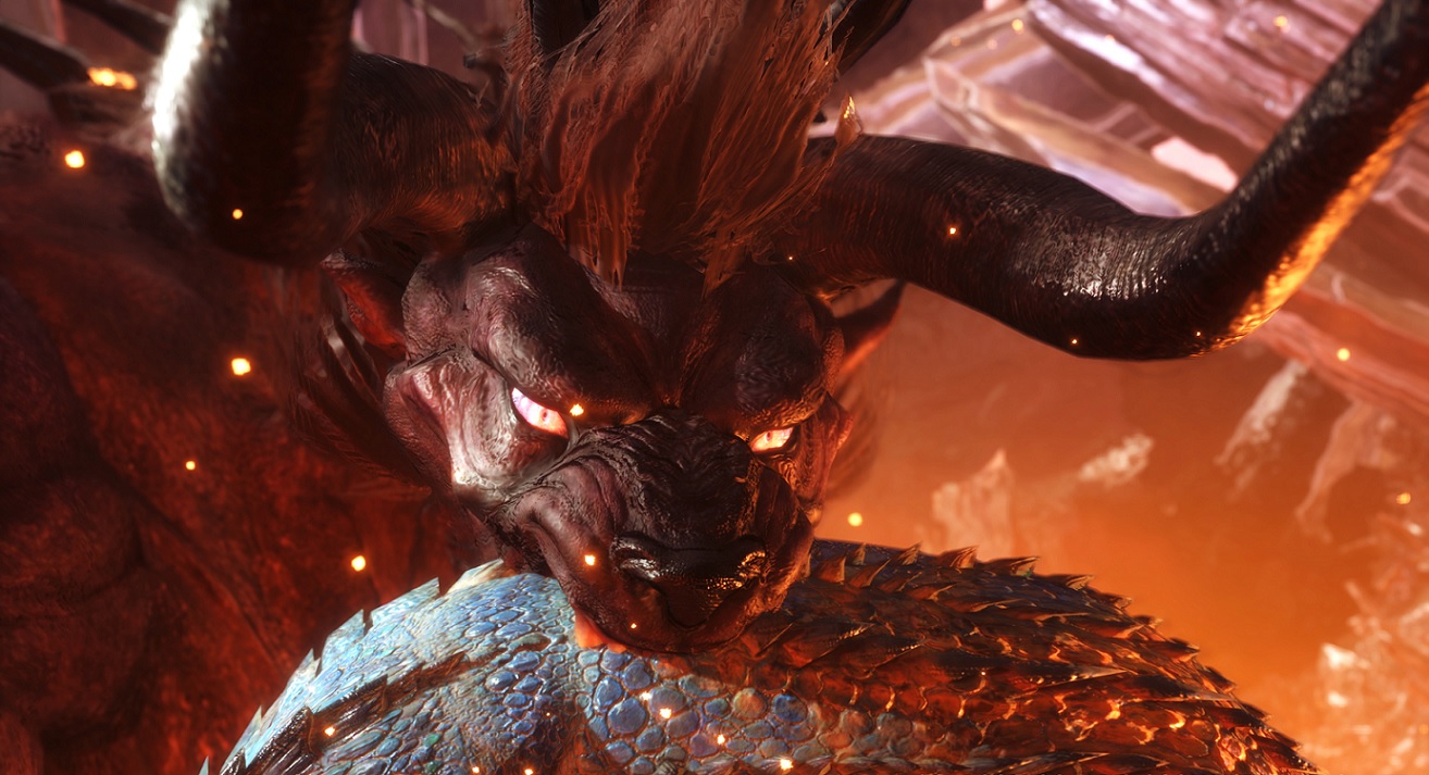 Crossover entre Monster Hunter World e Final Fantasy XIV trará o monstro Behemoth em agosto