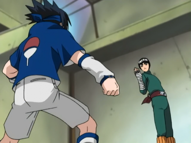 Qual seria o resultado de uma luta entre Sasuke e Neji no Exame Chunin de Naruto?
