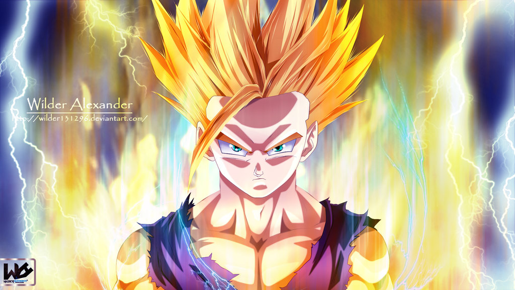 Goku SSJ2  Coisas para desenhar, Goku super saiyan, Desenho 3d