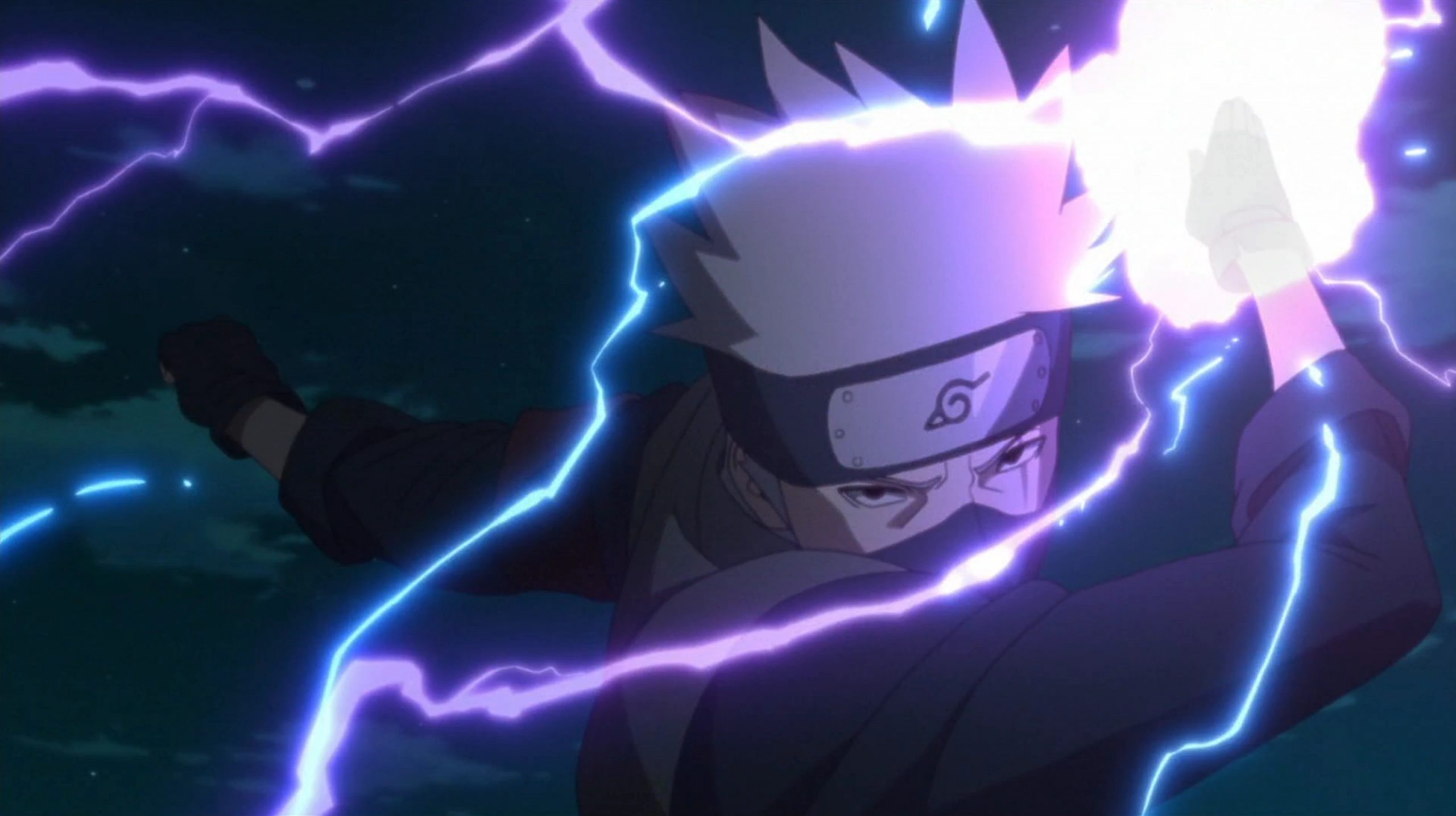 purple lightning naruto