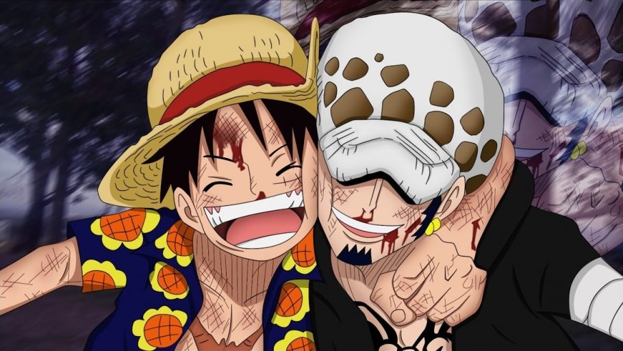 Capítulo mais recente de One Piece finalmente trouxe o encontro de Luffy e Trafalgar Law em Wano