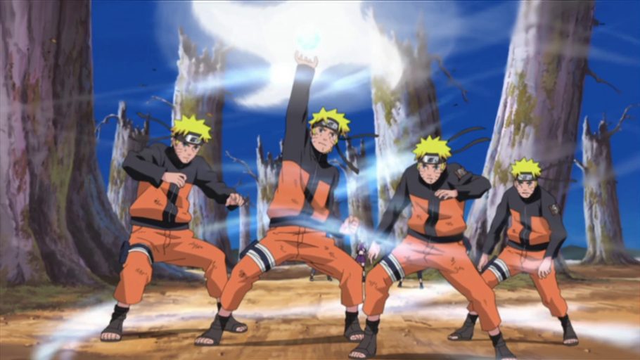 Como se comparam as reservas de chakra de Naruto em relação a Bestas com Cauda?