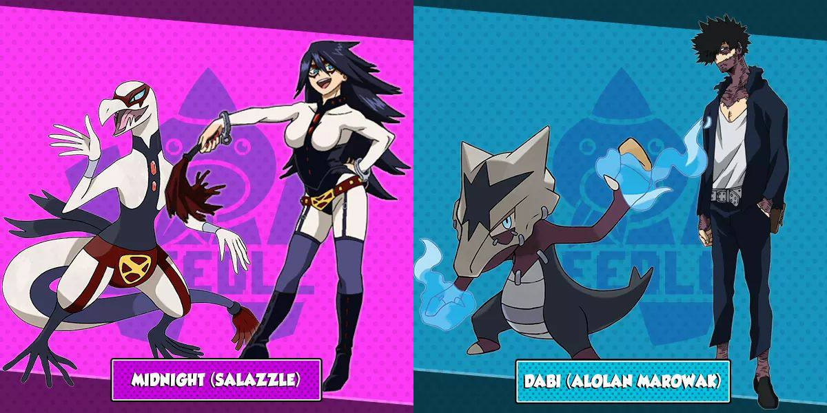 Fãs Fazem Mais Fusões De My Hero Academia Com Pokémon E O Resultado é 