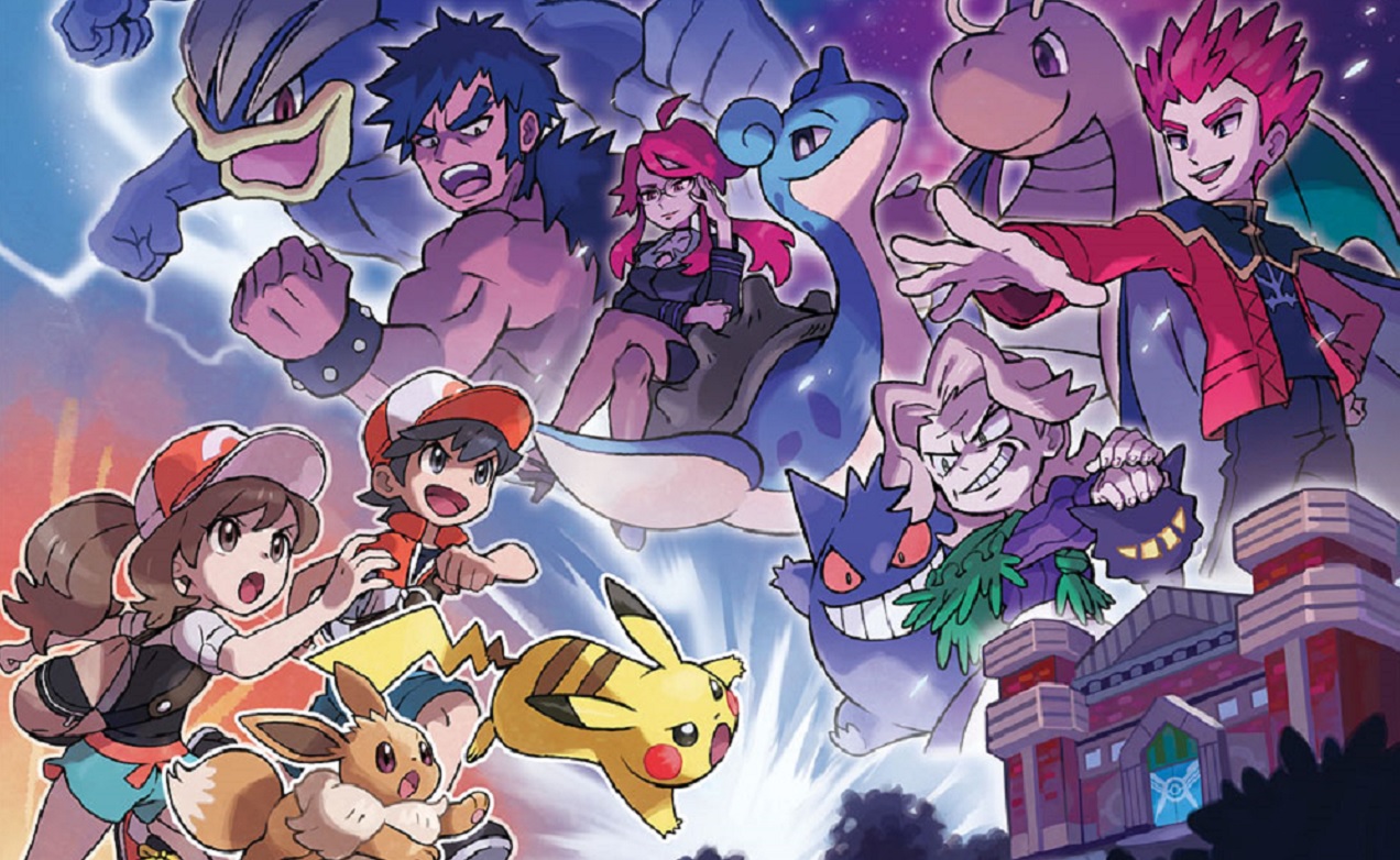 Novo trailer de Pokémon Let’s Go líderes de ginásio e membros da Elite Four