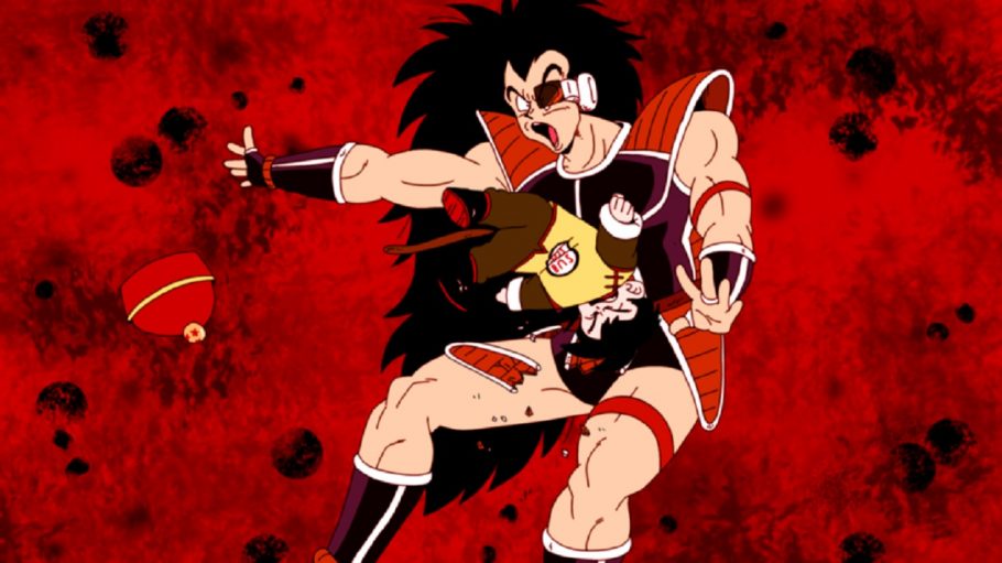 Goku conhece seu irmão mais velho RADITZ. #goku #dragonballz