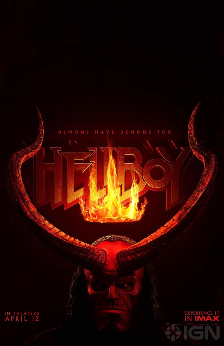 Hellboy ganha novo pôster e já tem data para o lançamento do primeiro