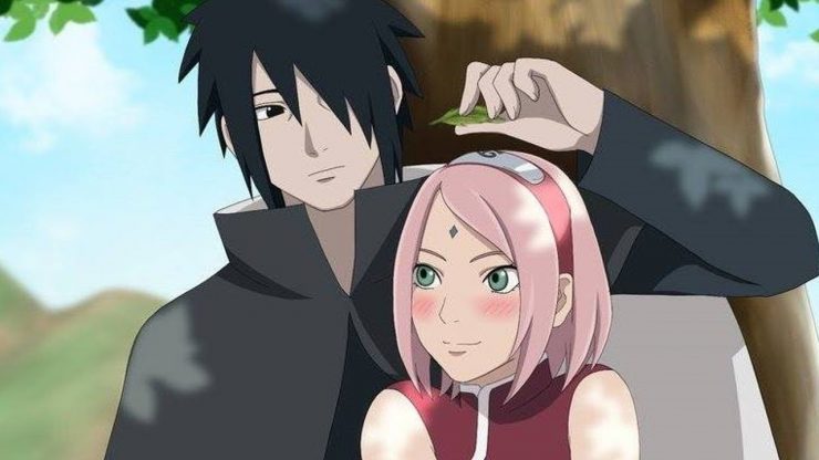 Sasuke falando sobre a Sakura para o Itachi