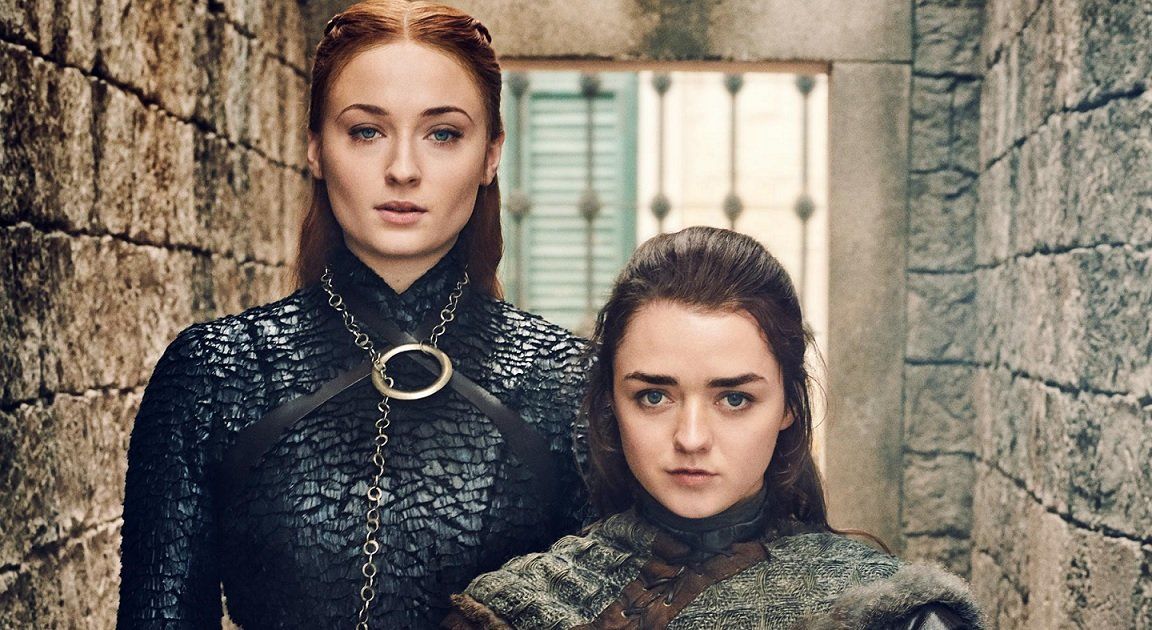 Maisie Williams revela que Sansa e Arya estarão ainda mais unidas nessa última temporada de Game of Thrones