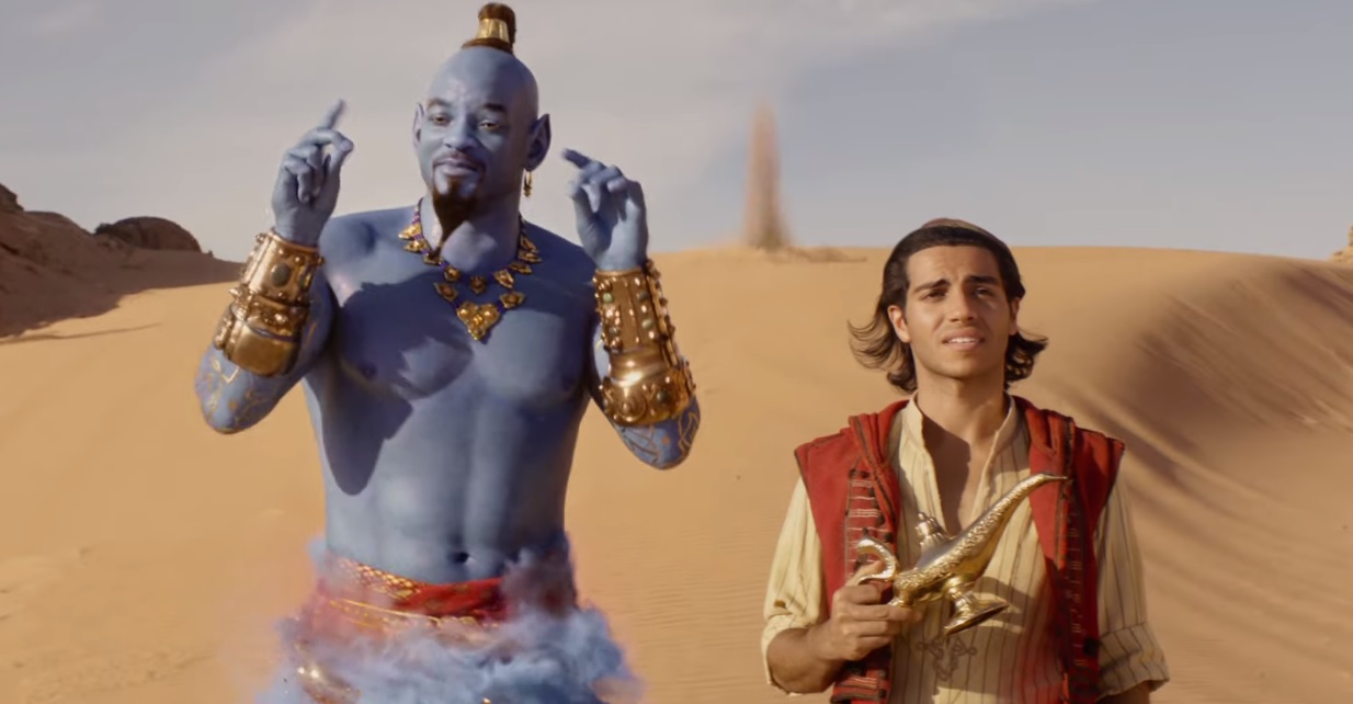 Novo trailer de Aladdin tem mais Will Smith de gênio e canções clássicas