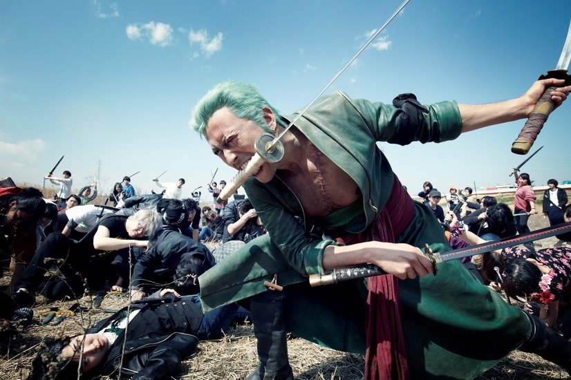 Vazou o Zoro utilizando o Santoryu no live-action de One Piece!