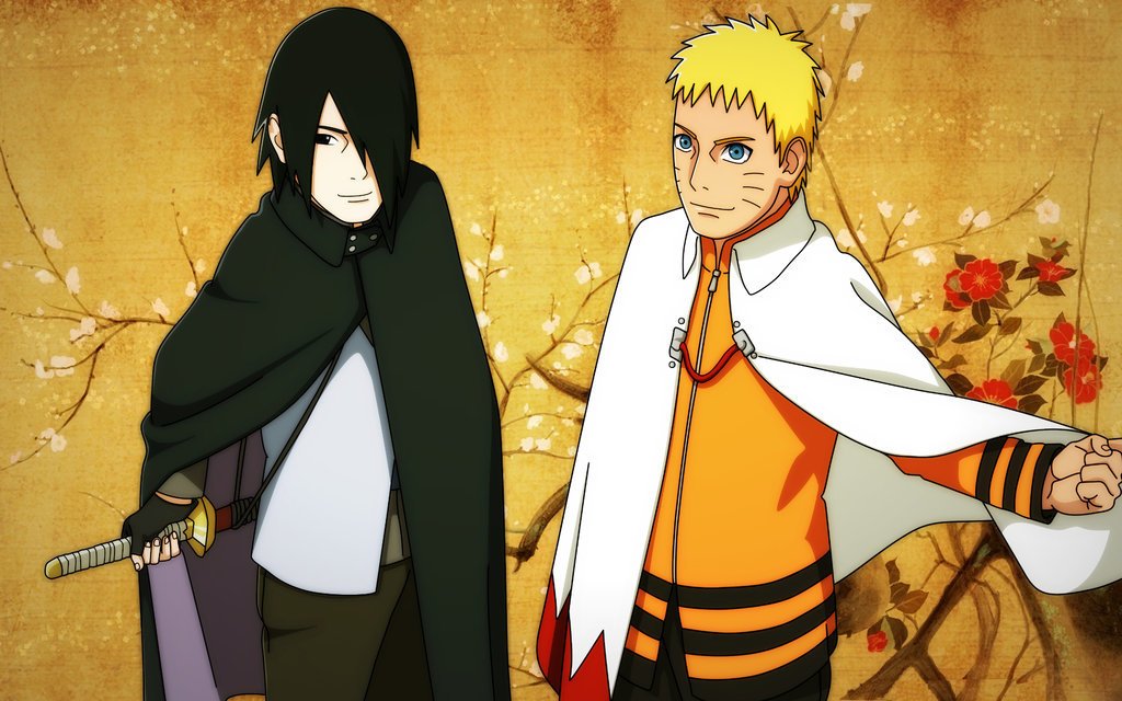 Naruto e Sasuke em Boruto