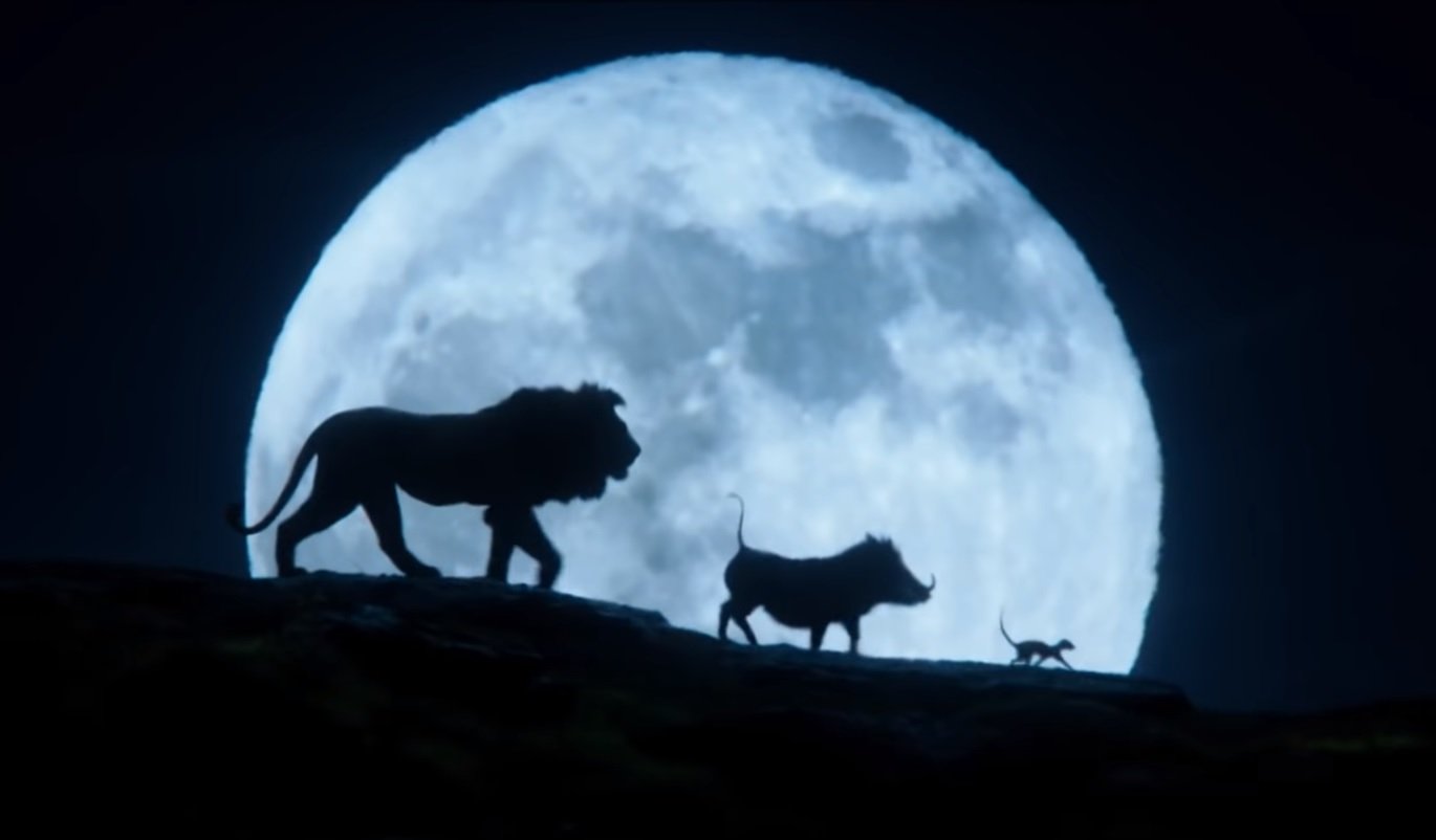 Novo trailer de O Rei Leão tem primeira aparição de Timão e Pumba