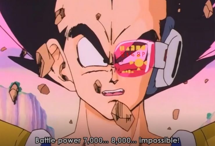 Qual o poder de luta de Goku na cena do Mais de 8 Mil em Dragon Ball Z