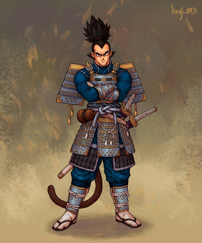 Arte feita por fã mostra versão samurai de Goku Black