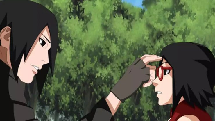 Fãs de Naruto estão amando um momento em que Sasuke dá uma de pai superprotetor