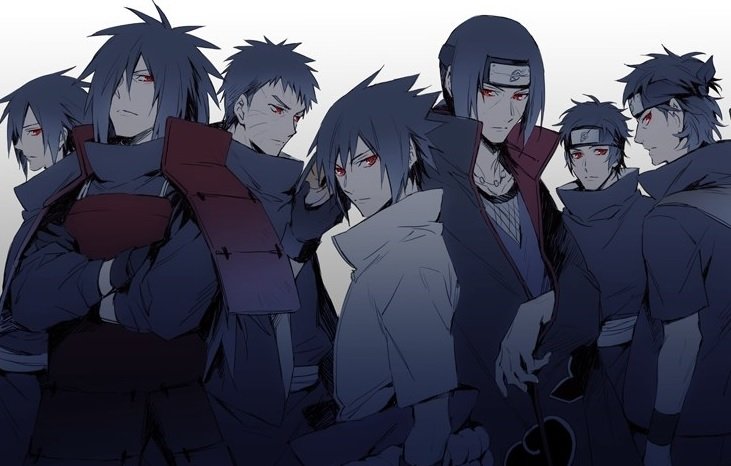 Naruto: Os membros do Clã Uchiha do mais fraco ao mais forte