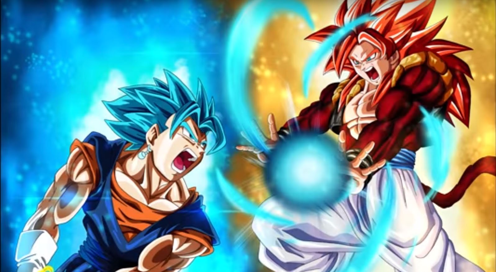 SUPER SAIYAJIN BLUE VS SUPER SAIYAJIN 4! A RESPOSTA OFICIAL FOI