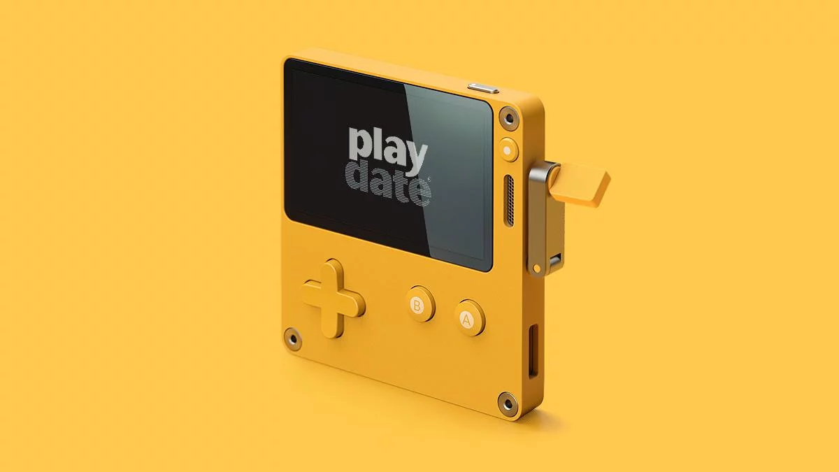 Playdate é o novo videogame portátil com manivela