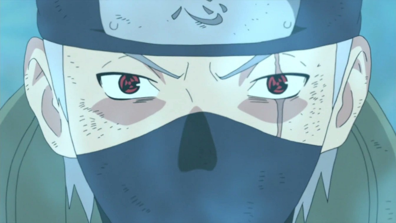 Uchiha Clan: Kakashi Usando Mangekyou Sharingan